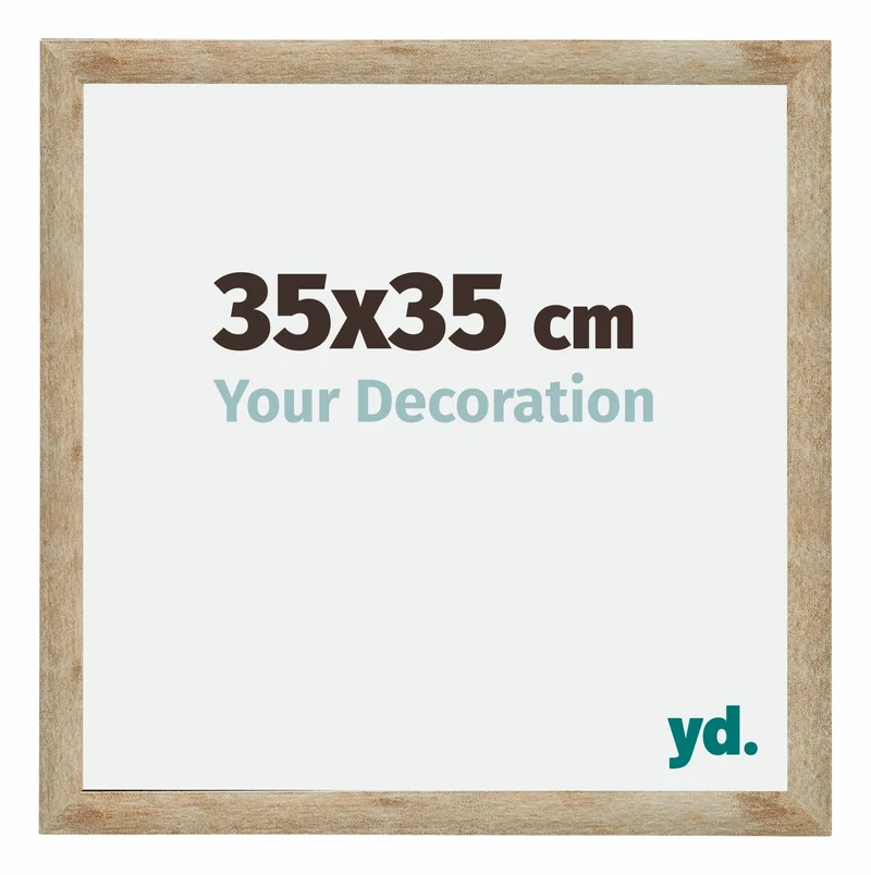 Bilderrahmen 35x35 cm - Gold - MDF - Catania