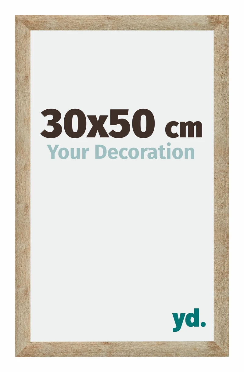 Bilderrahmen 30x50 cm - Gold - MDF - Catania