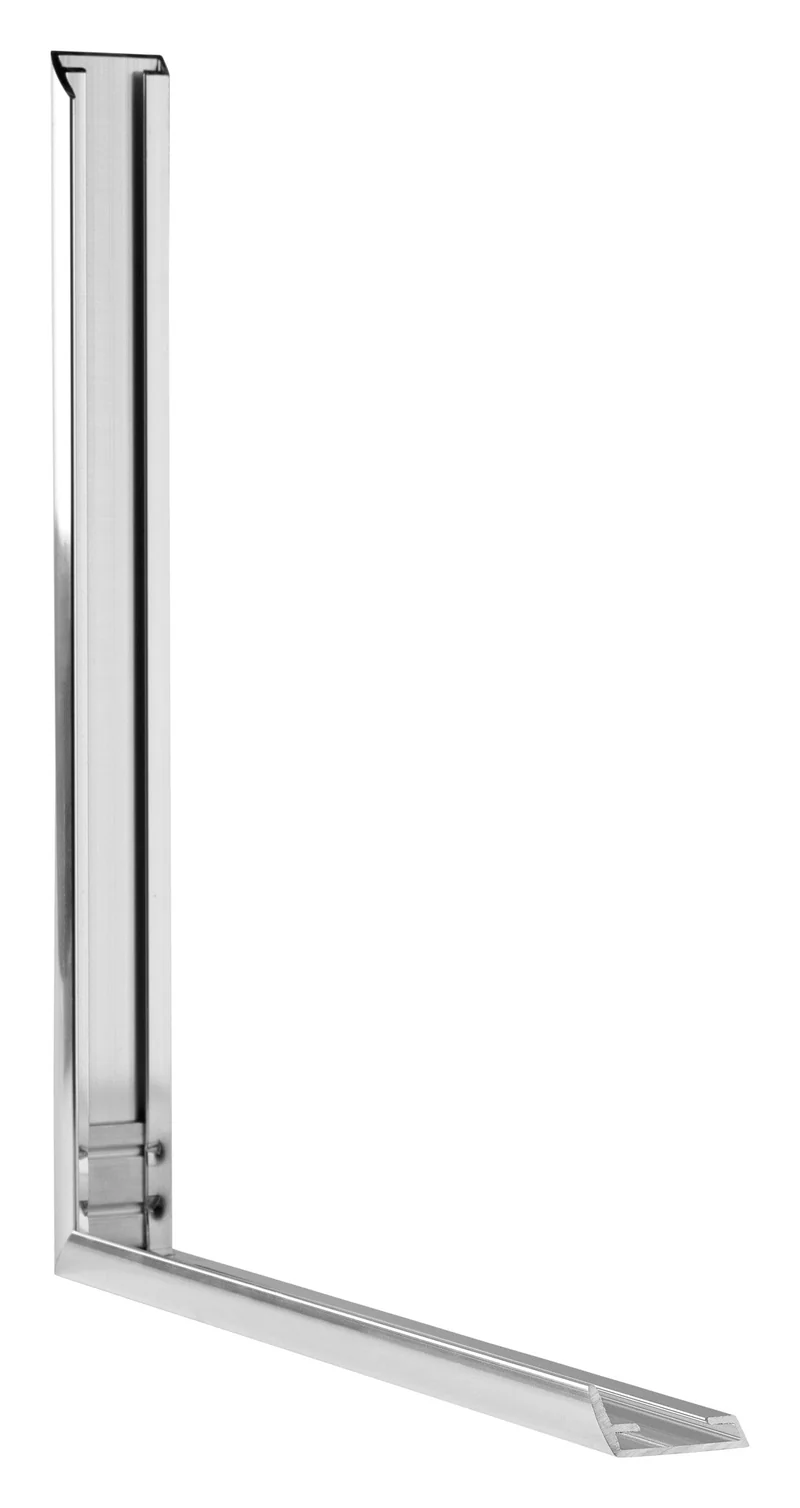 Bilderrahmen 45x45 cm - Silber Hochglanz - Aluminium - Kent