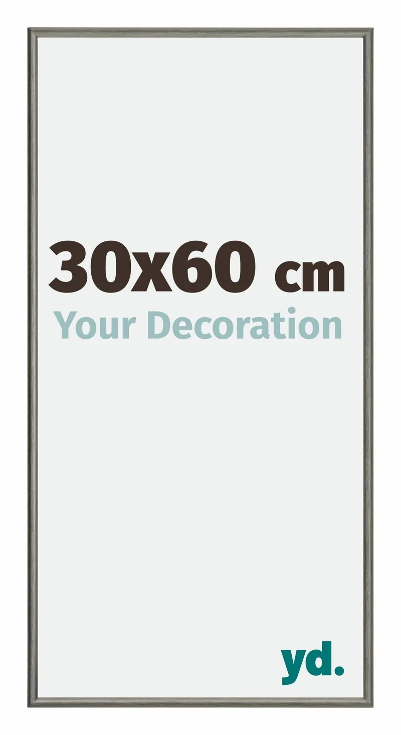 Bilderrahmen 30x60 cm - Mercury Struktur - Aluminium - New York
