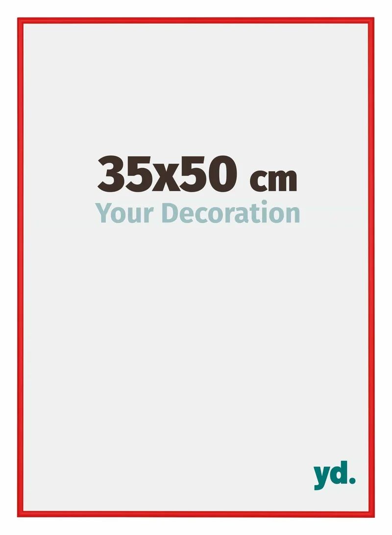 Bilderrahmen 35x50 cm - Ferrari Rot - Aluminium - New York