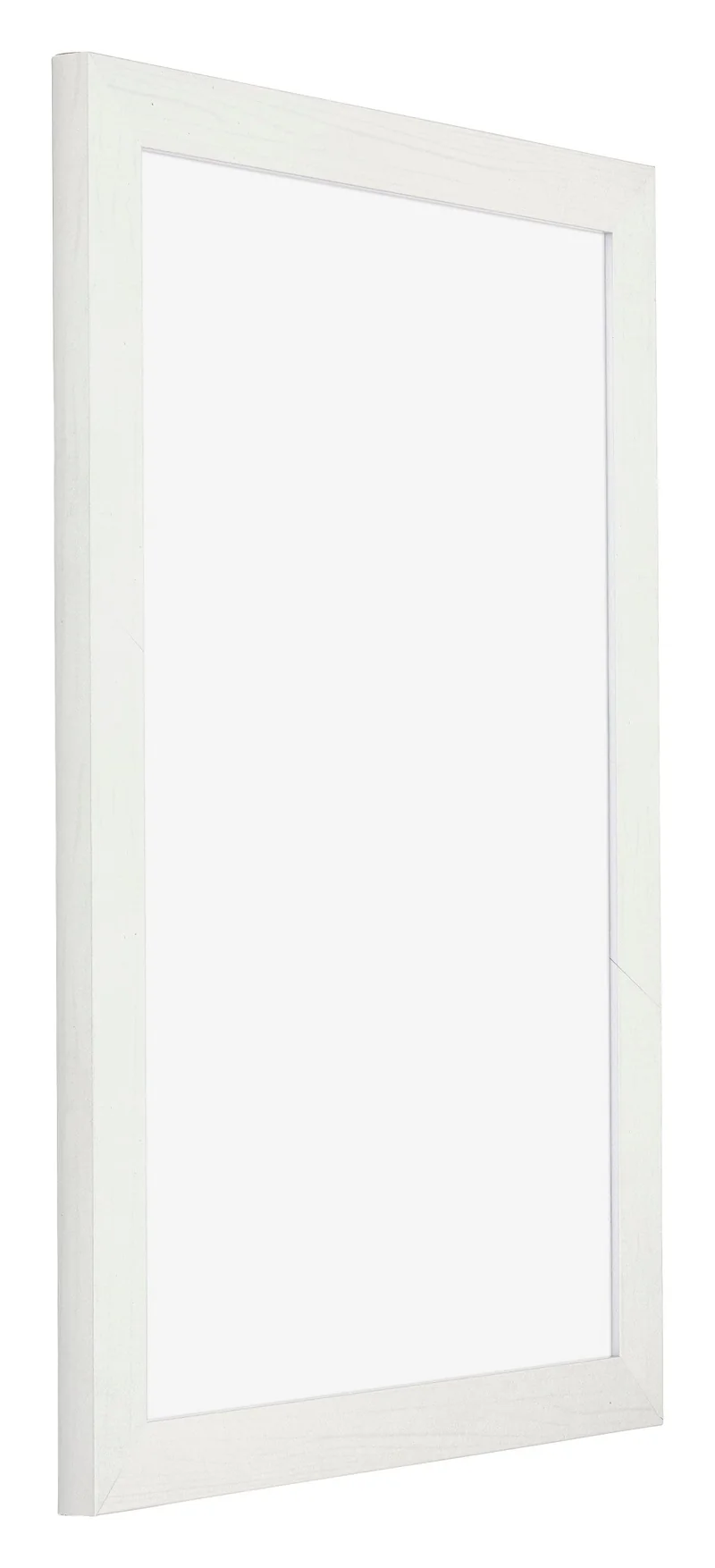Bilderrahmen 62x93 cm - Weiss Gemasert - MDF - Mura
