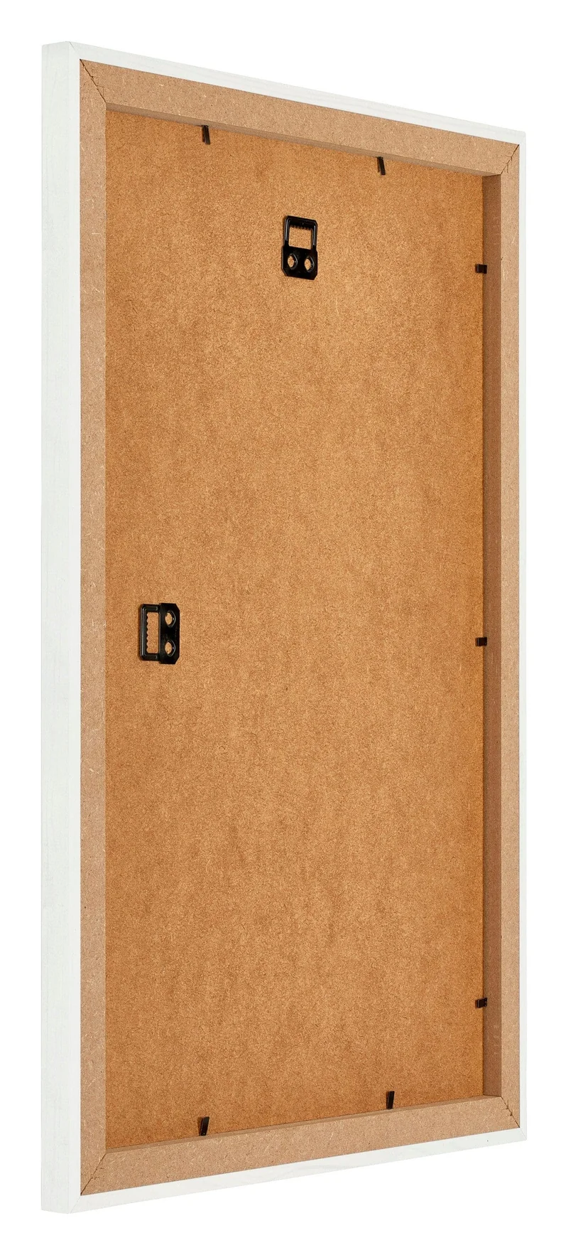 Bilderrahmen 62x93 cm - Weiss Gemasert - MDF - Mura
