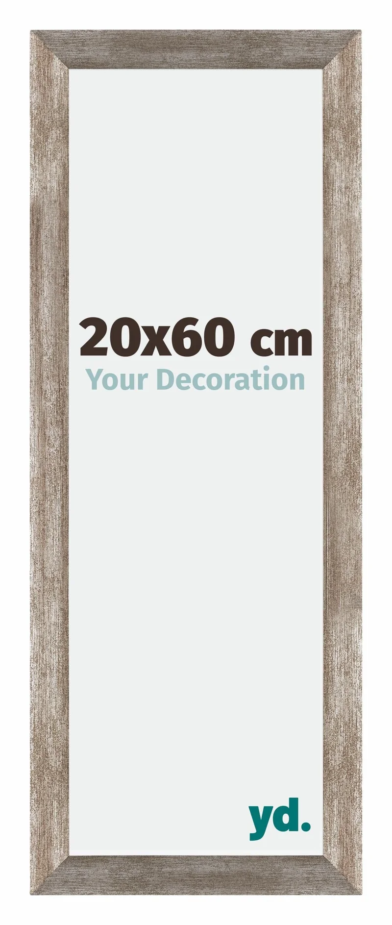 Bilderrahmen 20x60 cm - Metall Vintage - MDF - Mura