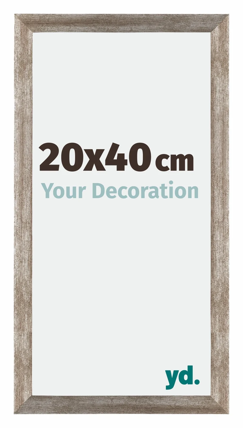 Bilderrahmen 20x40 cm - Metall Vintage - MDF - Mura