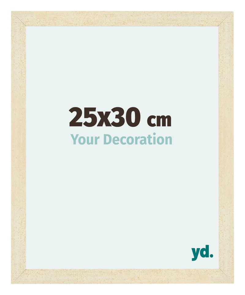 Bilderrahmen 25x30 cm - Sand Gewischt - MDF - Mura