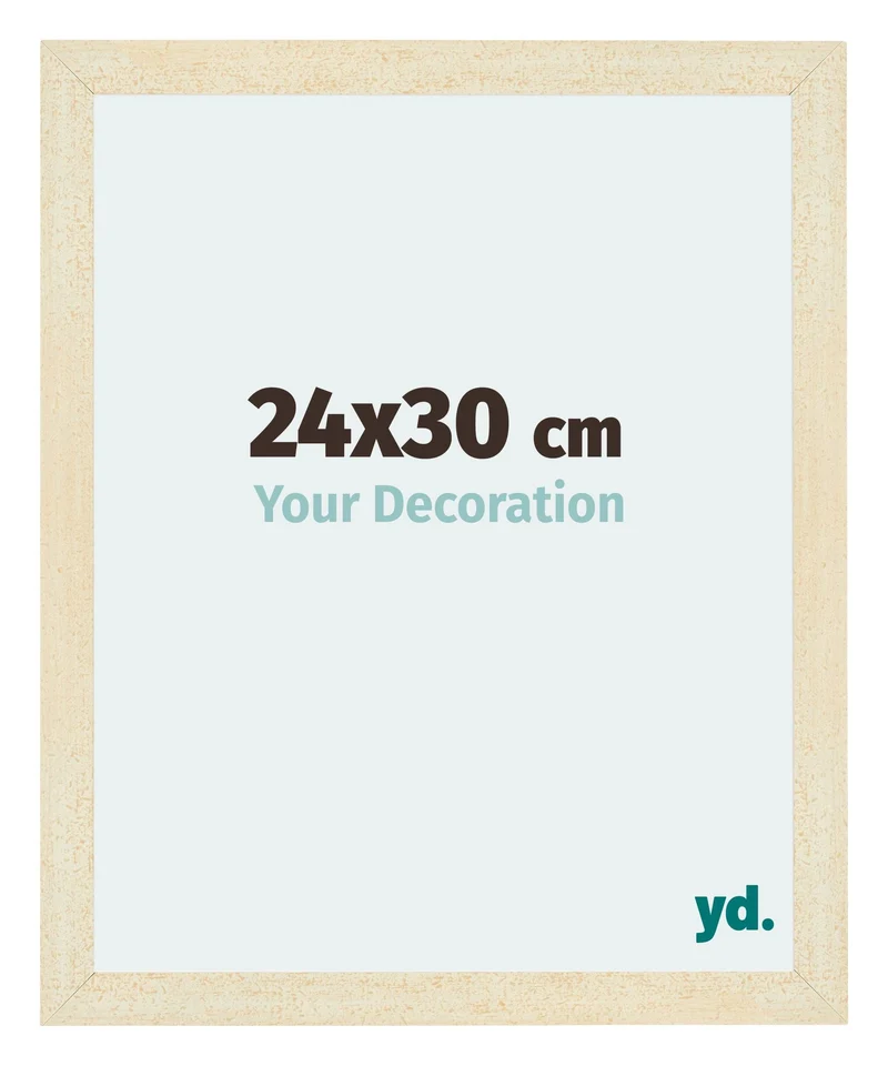 Bilderrahmen 24x30 cm - Sand Gewischt - MDF - Mura