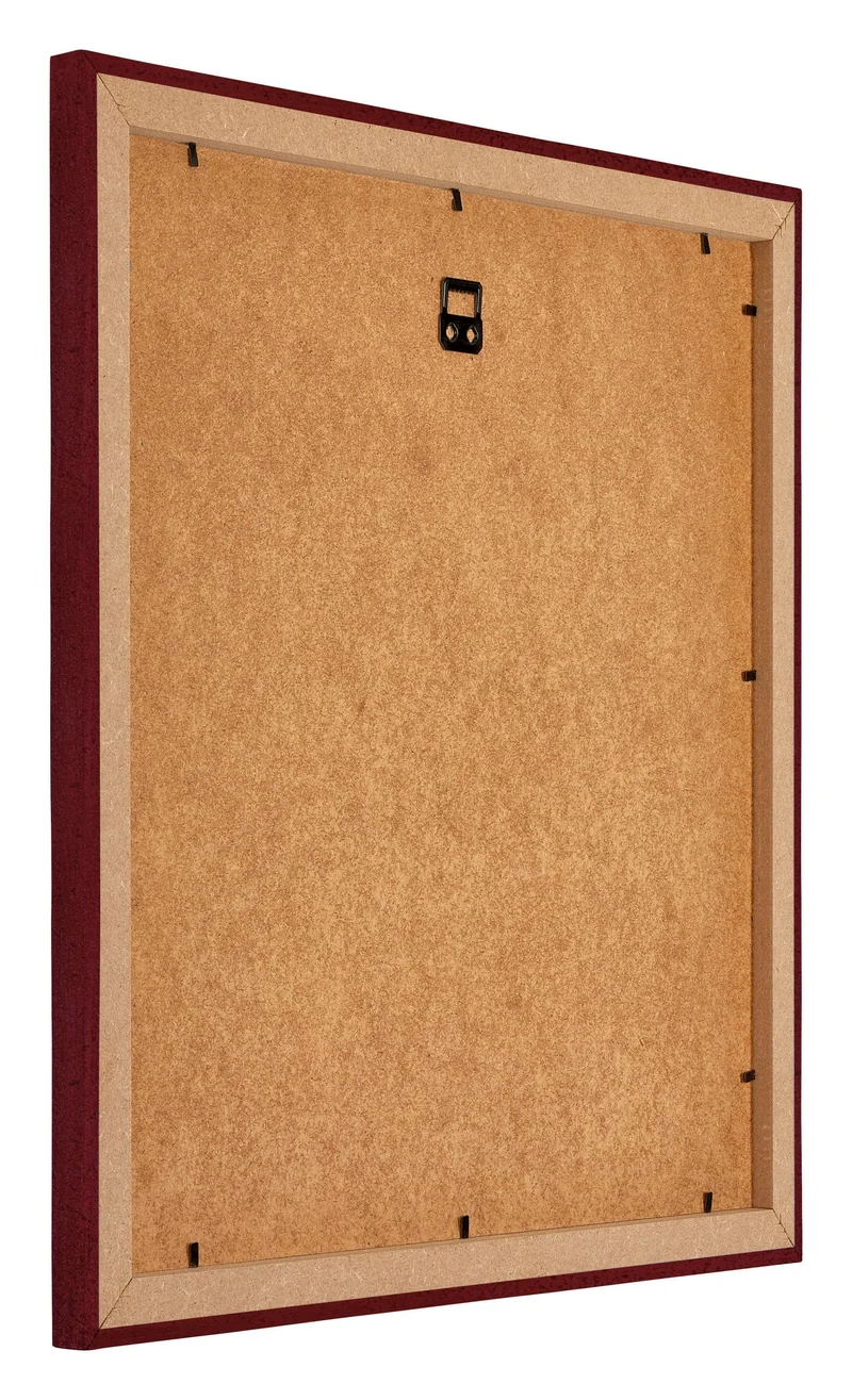 Bilderrahmen 35x35 cm - Weinrot Gewischt - MDF - Mura