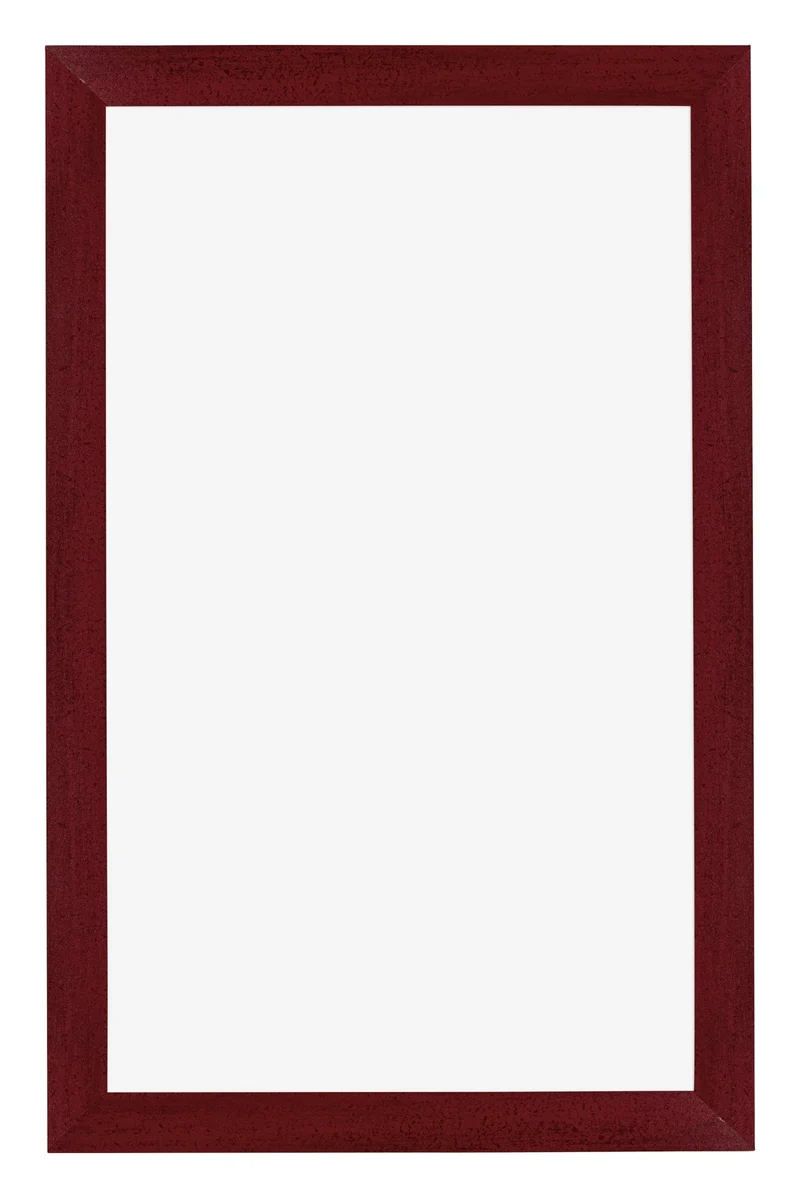 Bilderrahmen 30x50 cm - Weinrot Gewischt - MDF - Mura