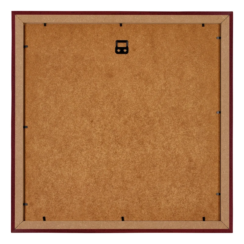 Bilderrahmen 30x30 cm - Weinrot Gewischt - MDF - Mura