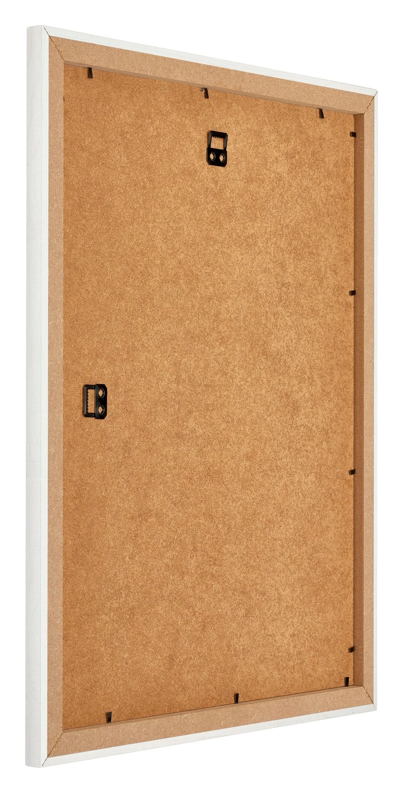 Bilderrahmen 50x65 cm - Weiss Gemasert - MDF - Mura
