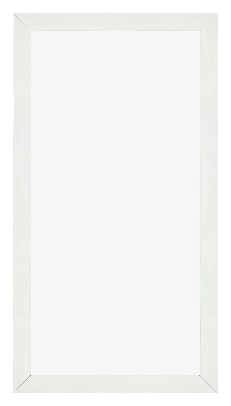 Bilderrahmen 45x80 cm - Weiss Gemasert - MDF - Mura