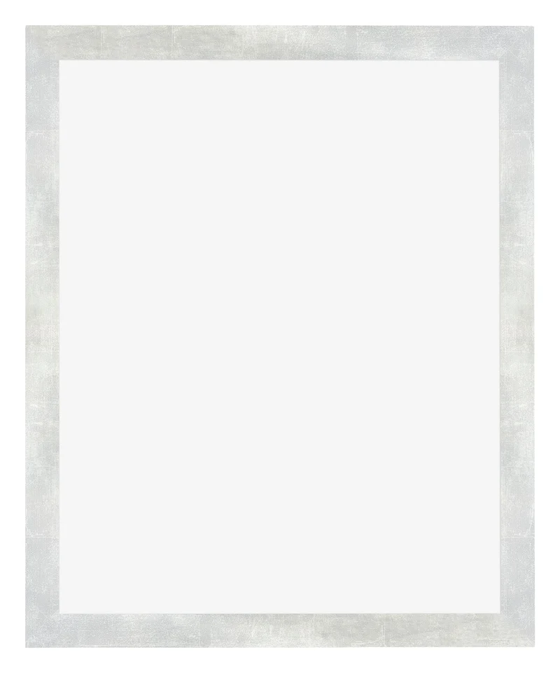 Bilderrahmen 55x65 cm - Silberglanz Vintage - MDF - Mura