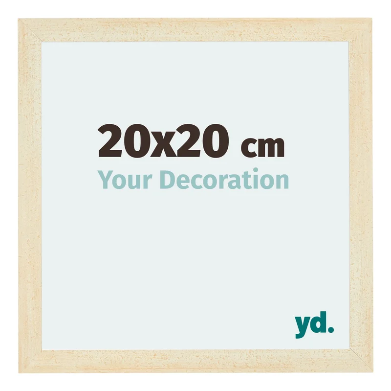 Bilderrahmen 20x20 cm - Sand Gewischt - MDF - Mura