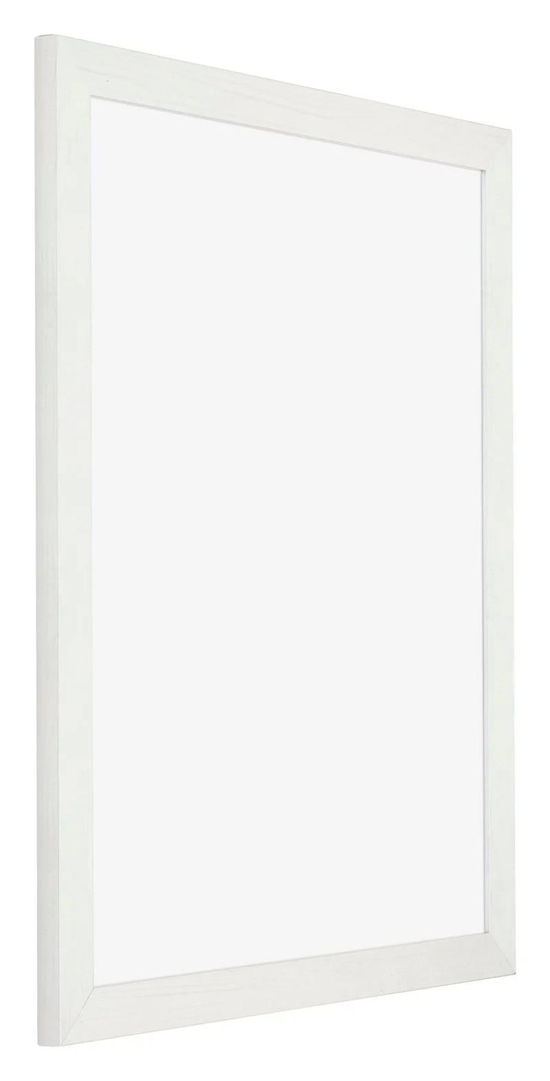 Bilderrahmen 40x50 cm - Weiss Gemasert - MDF - Mura