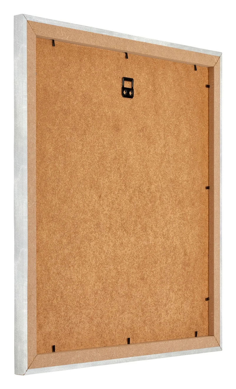 Bilderrahmen 55x55 cm - Silberglanz Vintage - MDF - Mura