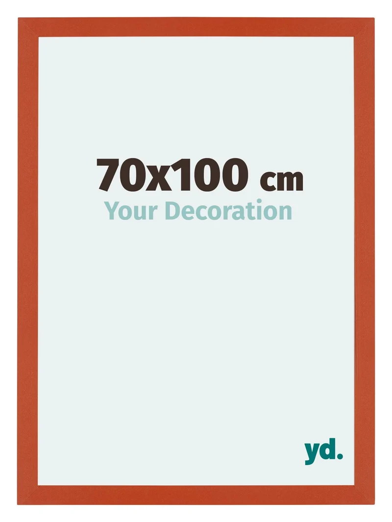 Bilderrahmen 70x100 cm - Orange - MDF - Mura