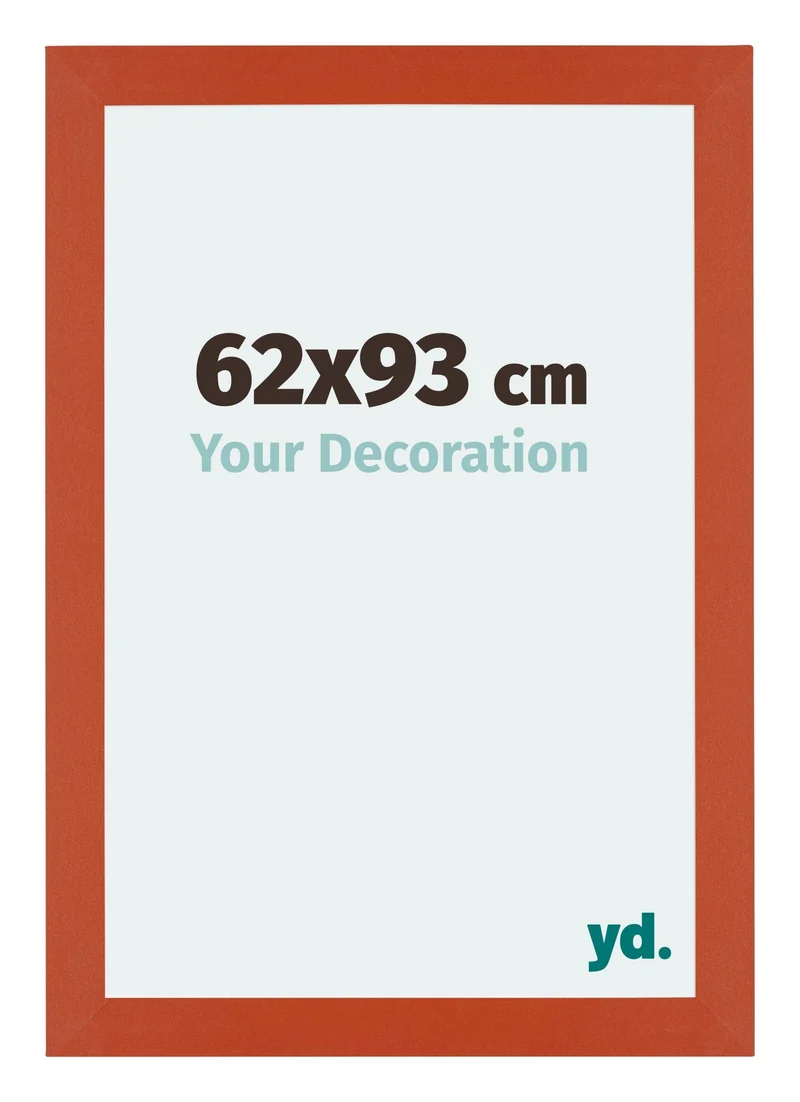 Bilderrahmen 62x93 cm - Orange - MDF - Mura