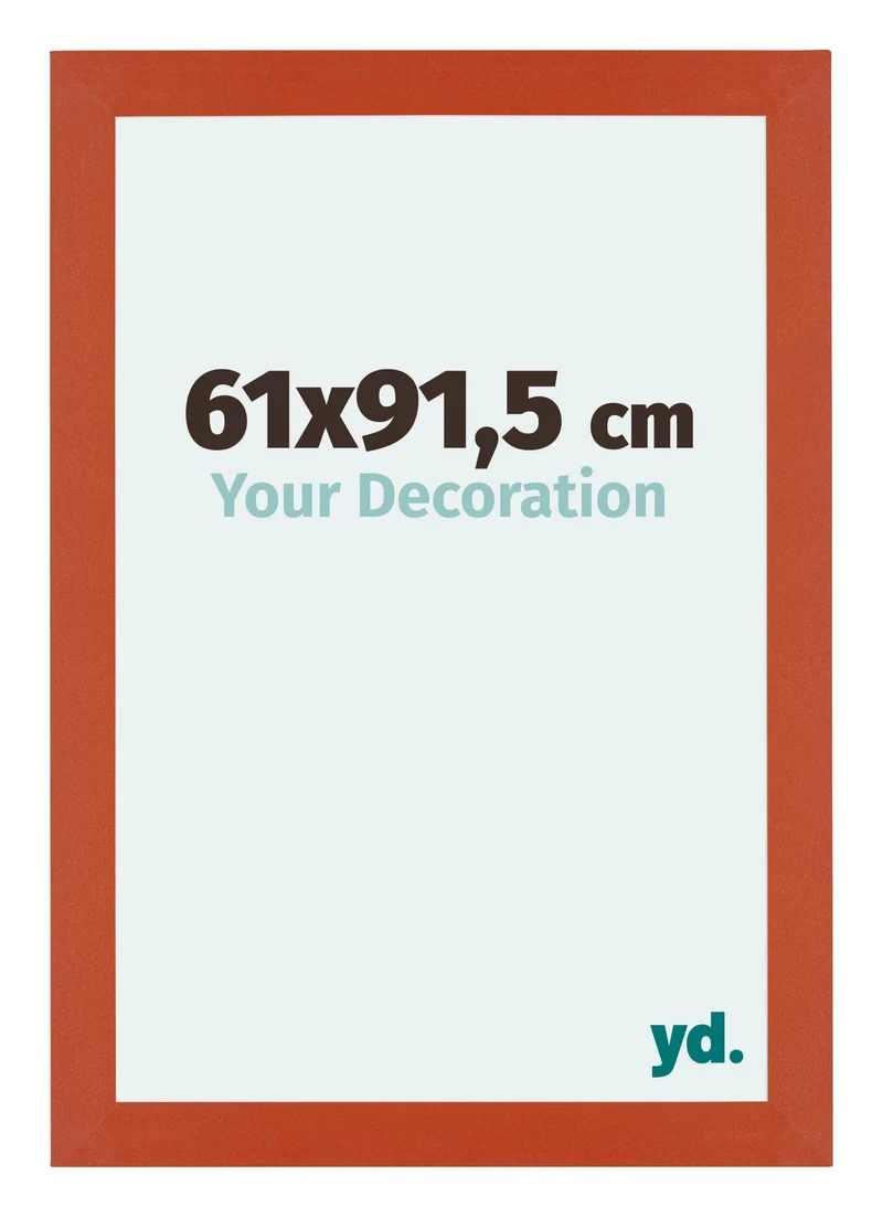 Bilderrahmen 61x91,5 cm - Orange - MDF - Mura