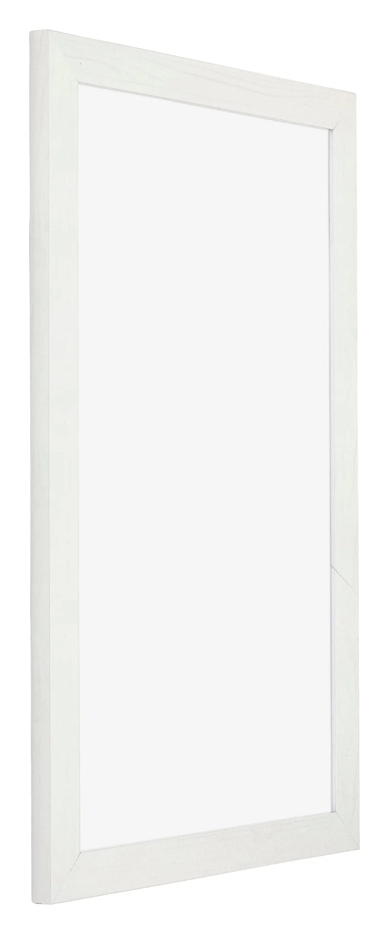 Bilderrahmen 30x50 cm - Weiss Gemasert - MDF - Mura