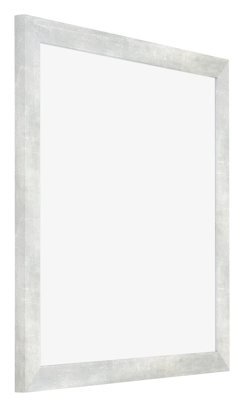 Bilderrahmen 40x40 cm - Silberglanz Vintage - MDF - Mura
