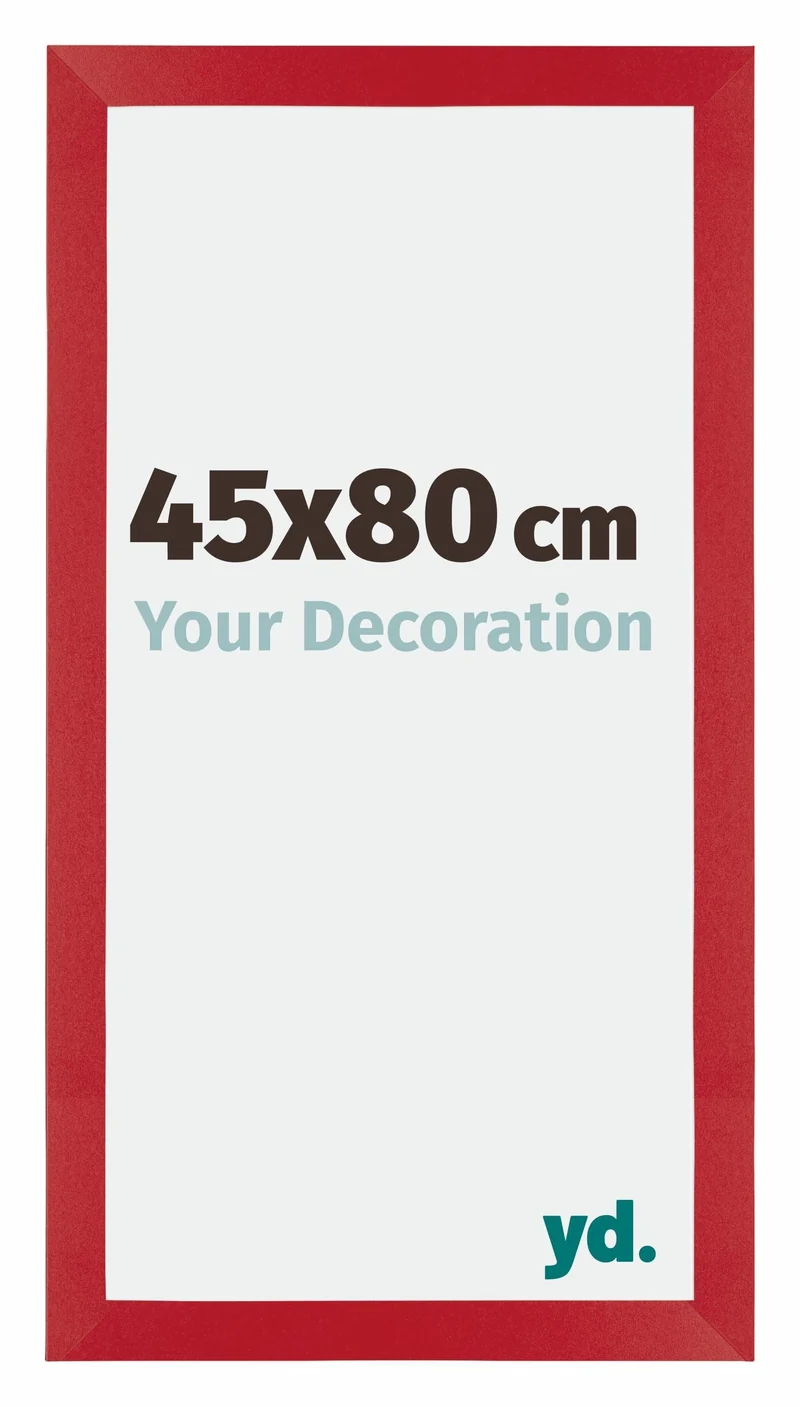 Bilderrahmen 45x80 cm - Rot - MDF - Mura