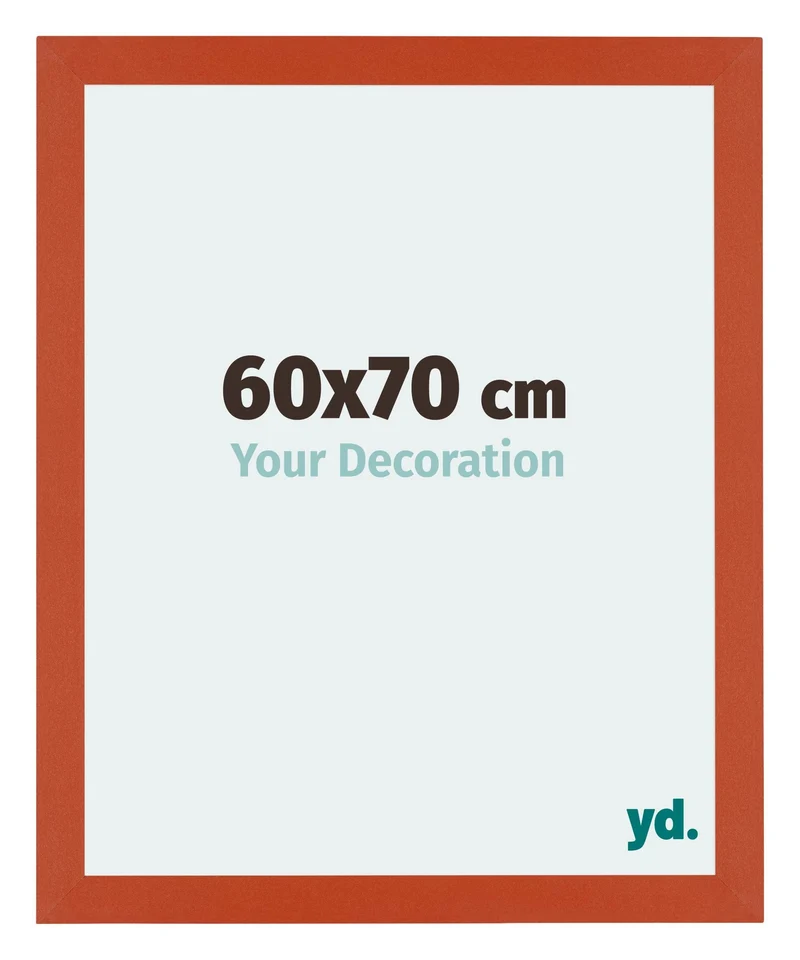 Bilderrahmen 60x70 cm - Orange - MDF - Mura