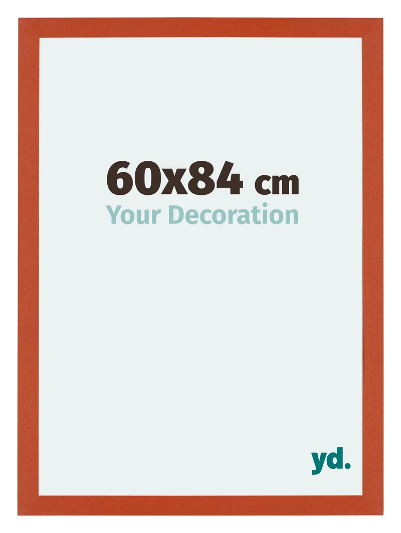 Bilderrahmen 60x84 cm - Orange - MDF - Mura