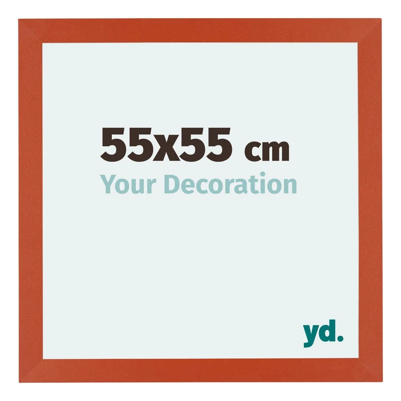 Bilderrahmen 55x55 cm - Orange - MDF - Mura