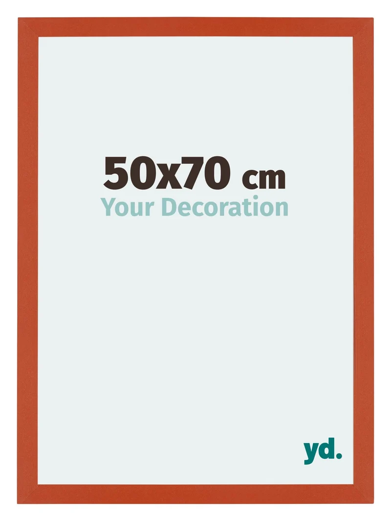 Bilderrahmen 50x70 cm - Orange - MDF - Mura