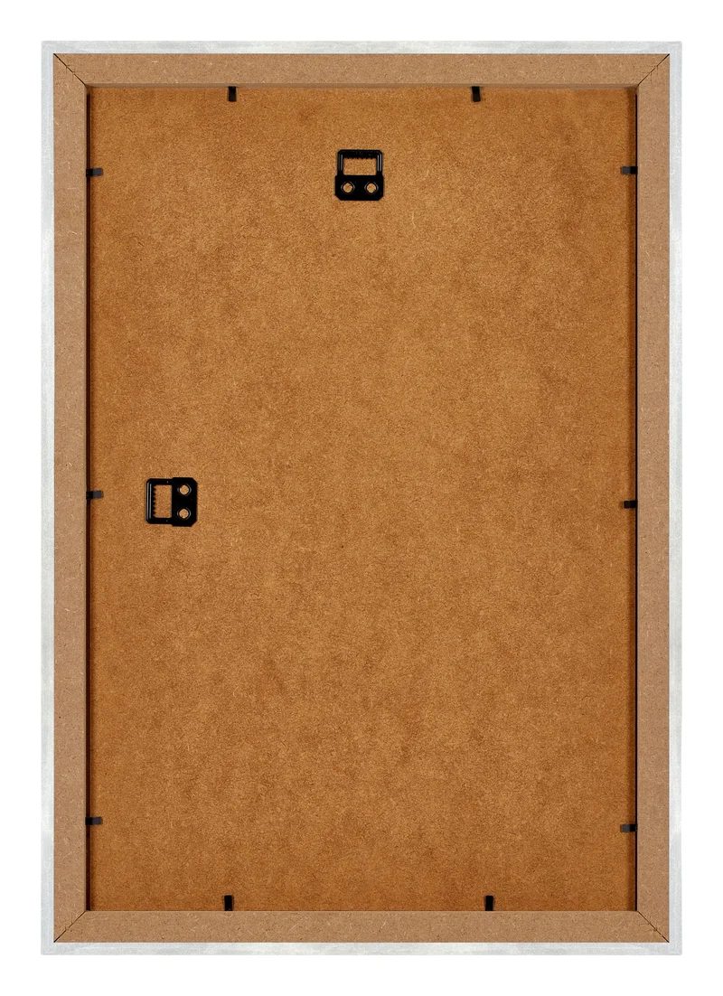 Bilderrahmen 30x45 cm - Silberglanz Vintage - MDF - Mura