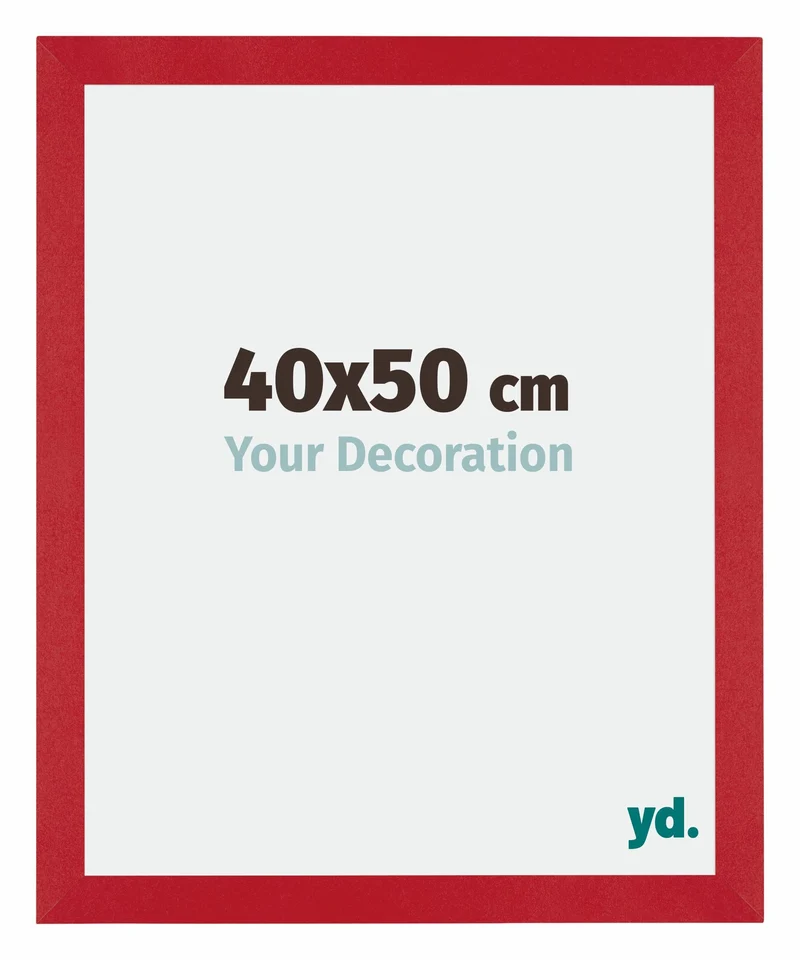 Bilderrahmen 40x50 cm - Rot - MDF - Mura