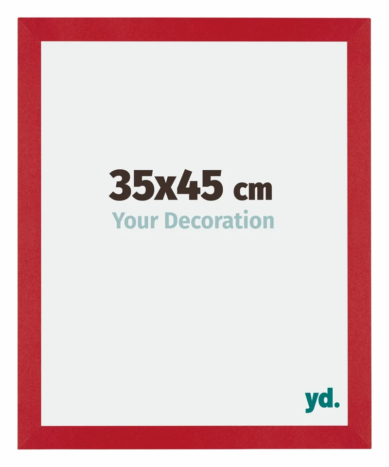 Bilderrahmen 35x45 cm - Rot - MDF - Mura