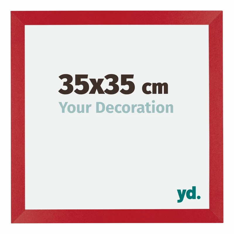 Bilderrahmen 35x35 cm - Rot - MDF - Mura