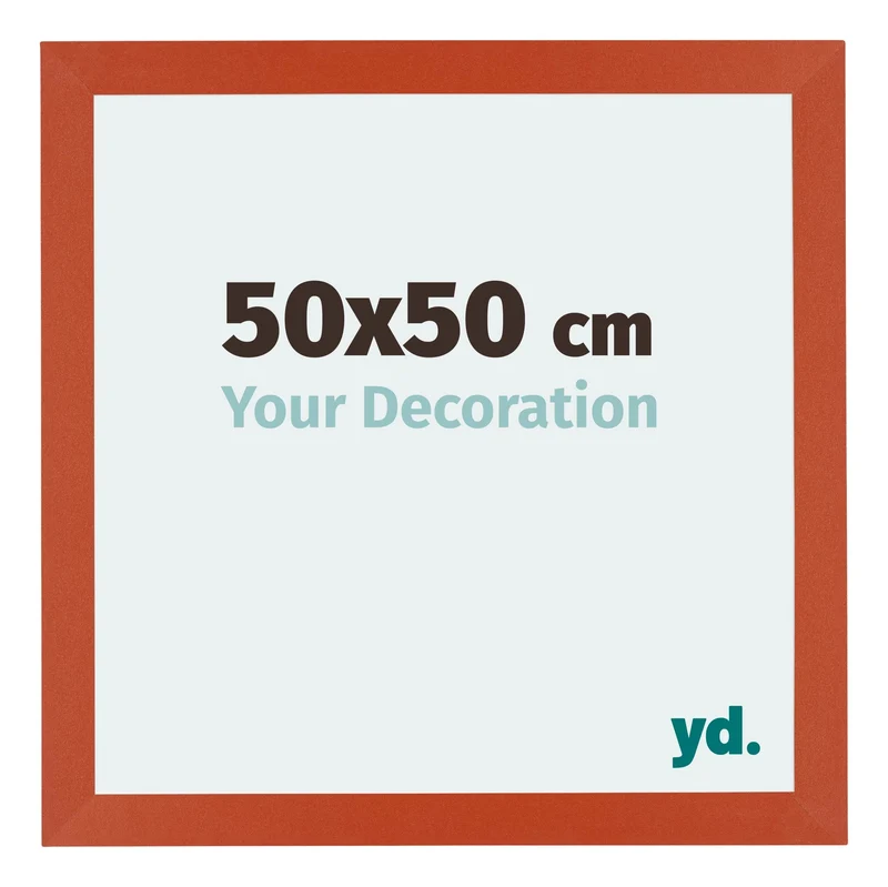 Bilderrahmen 50x50 cm - Orange - MDF - Mura