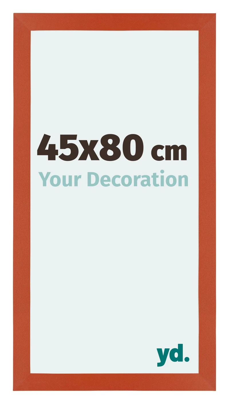 Bilderrahmen 45x80 cm - Orange - MDF - Mura