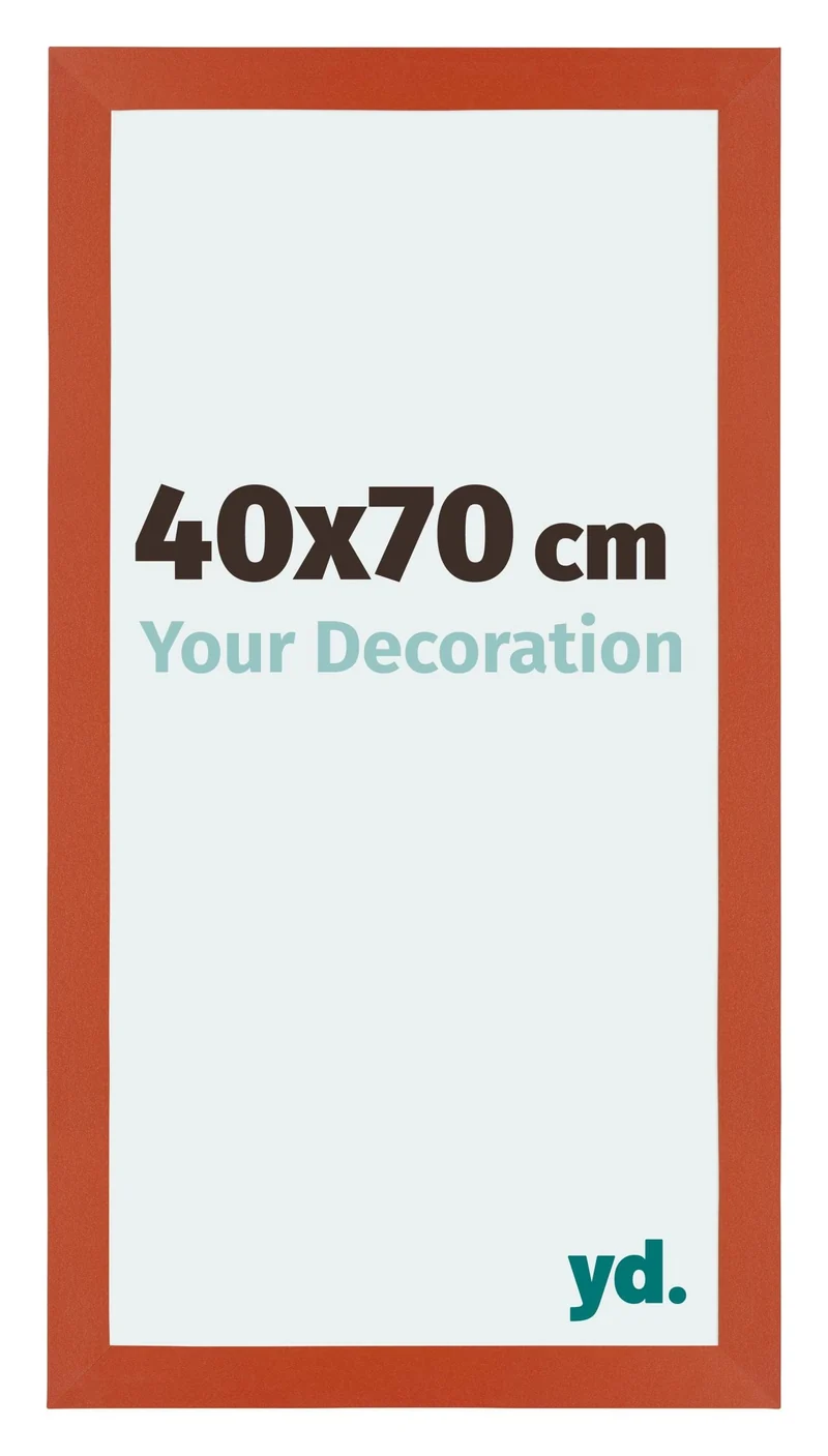 Bilderrahmen 40x70 cm - Orange - MDF - Mura