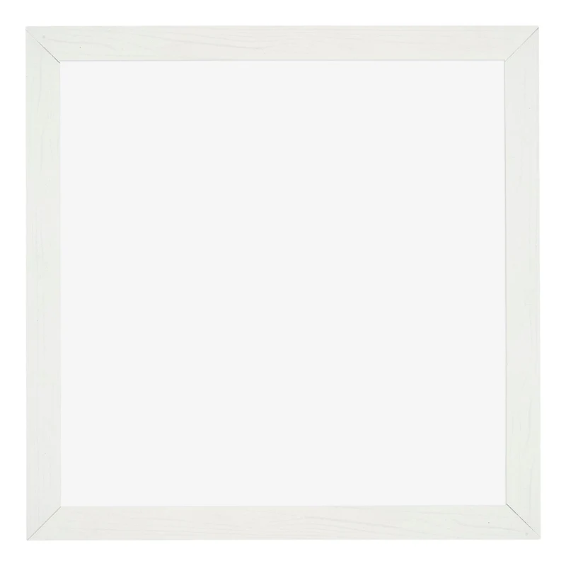 Bilderrahmen 20x20 cm - Weiss Gemasert - MDF - Mura
