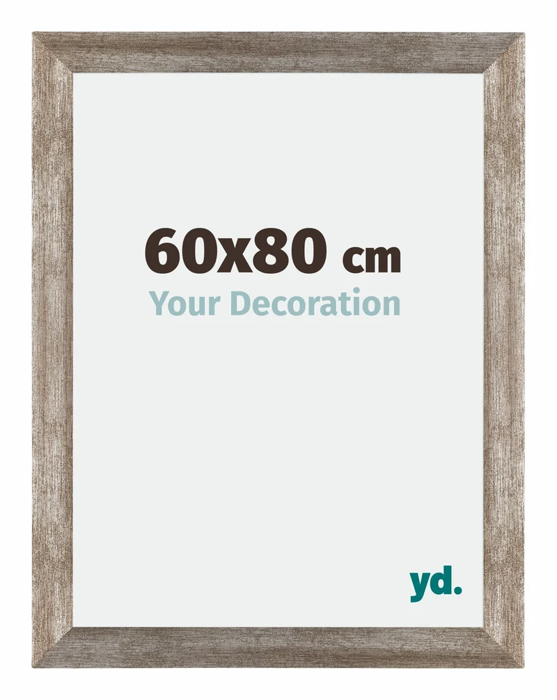 Bilderrahmen 60x80 cm - Metall Vintage - MDF - Mura