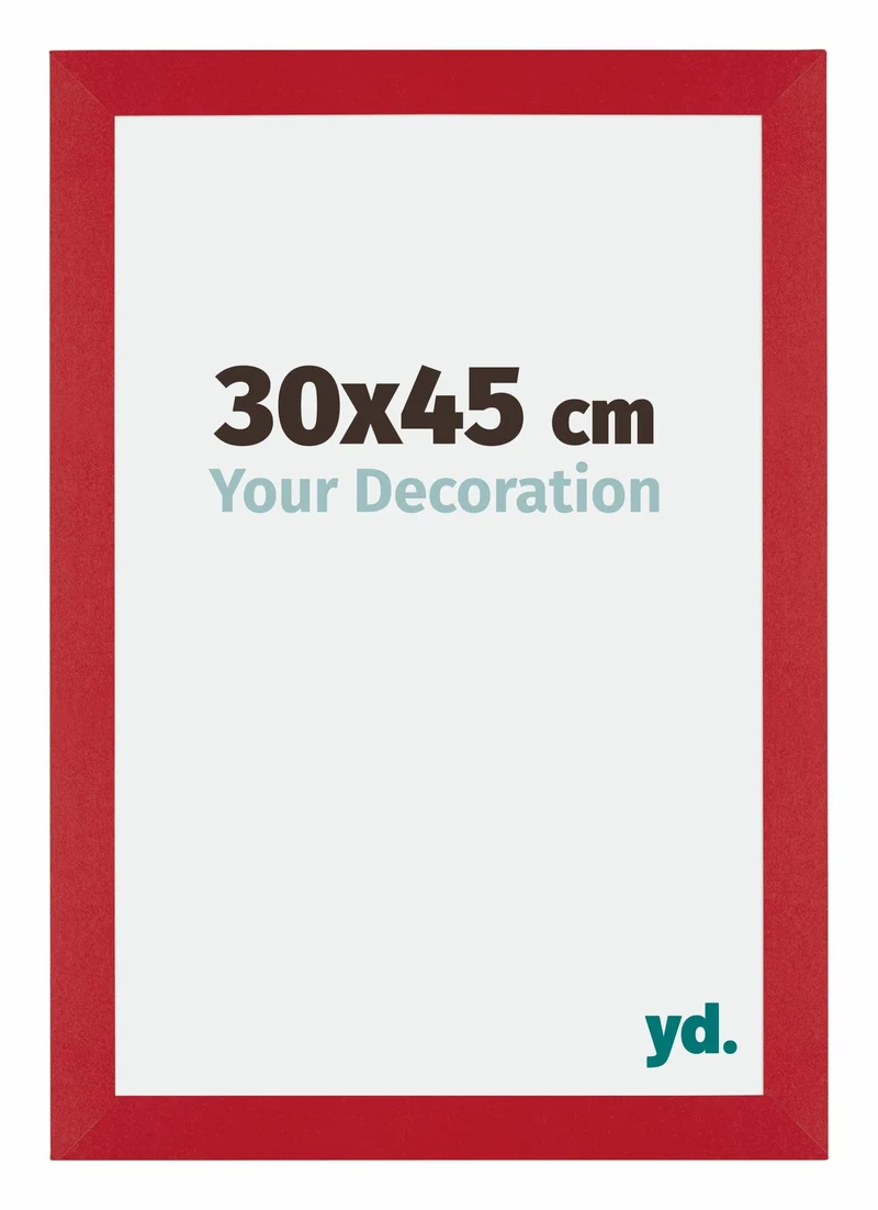 Bilderrahmen 30x45 cm - Rot - MDF - Mura