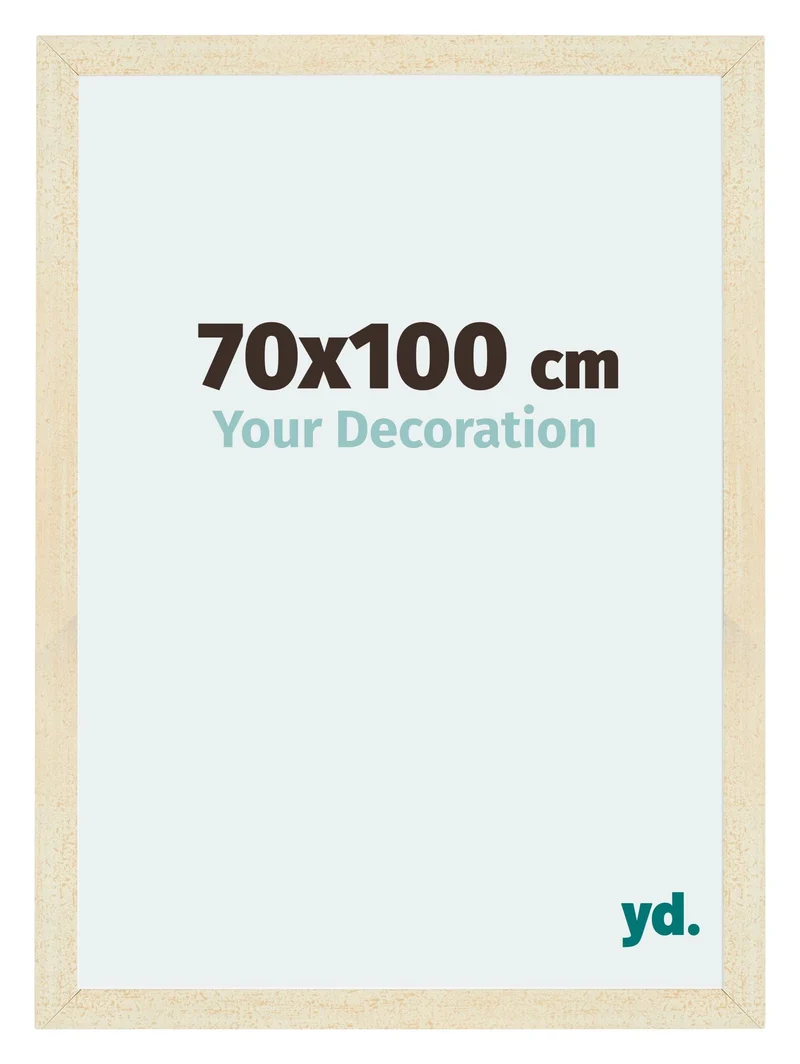 Bilderrahmen 70x100 cm - Sand Gewischt - MDF - Mura