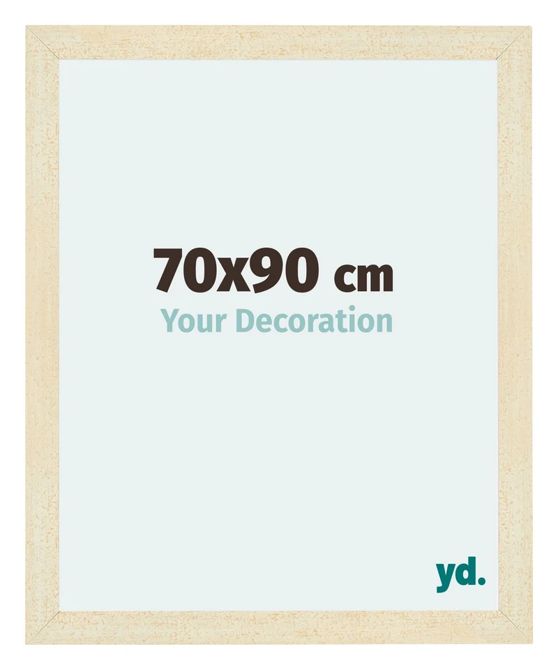 Bilderrahmen 70x90 cm - Sand Gewischt - MDF - Mura