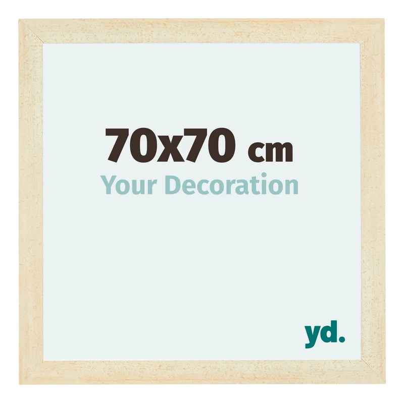 Bilderrahmen 70x70 cm - Sand Gewischt - MDF - Mura