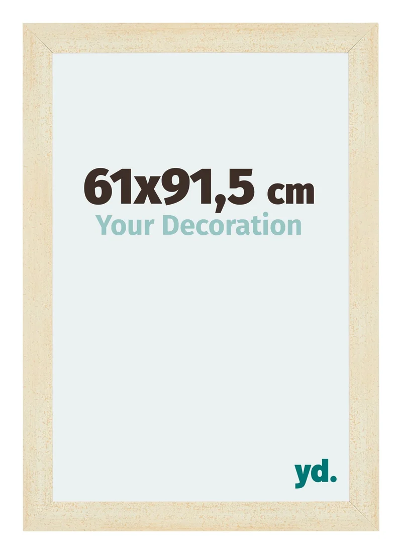 Bilderrahmen 61x91,5 cm - Sand Gewischt - MDF - Mura