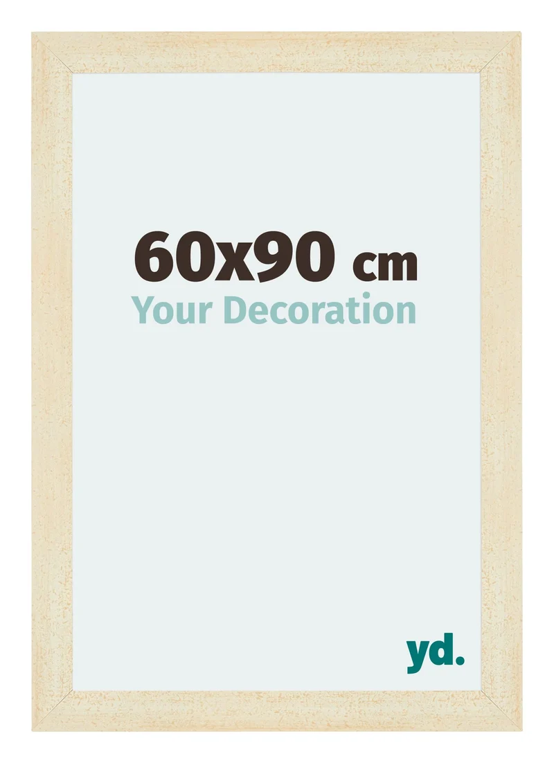 Bilderrahmen 60x90 cm - Sand Gewischt - MDF - Mura
