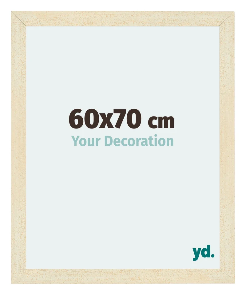 Bilderrahmen 60x70 cm - Sand Gewischt - MDF - Mura