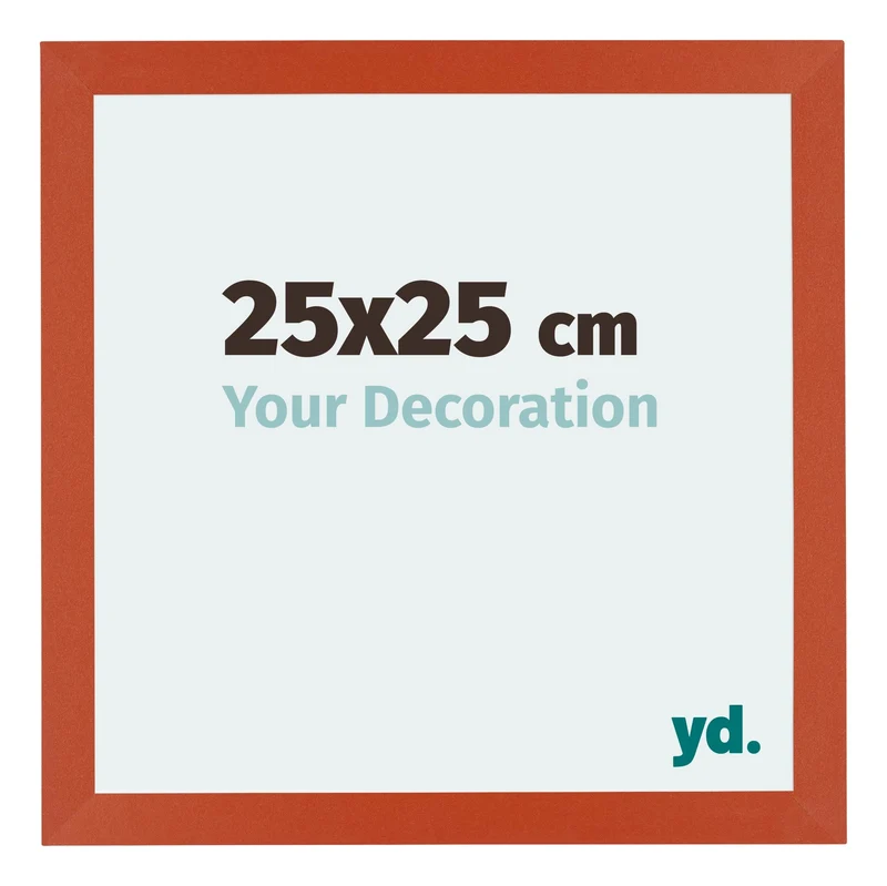 Bilderrahmen 25x25 cm - Orange - MDF - Mura