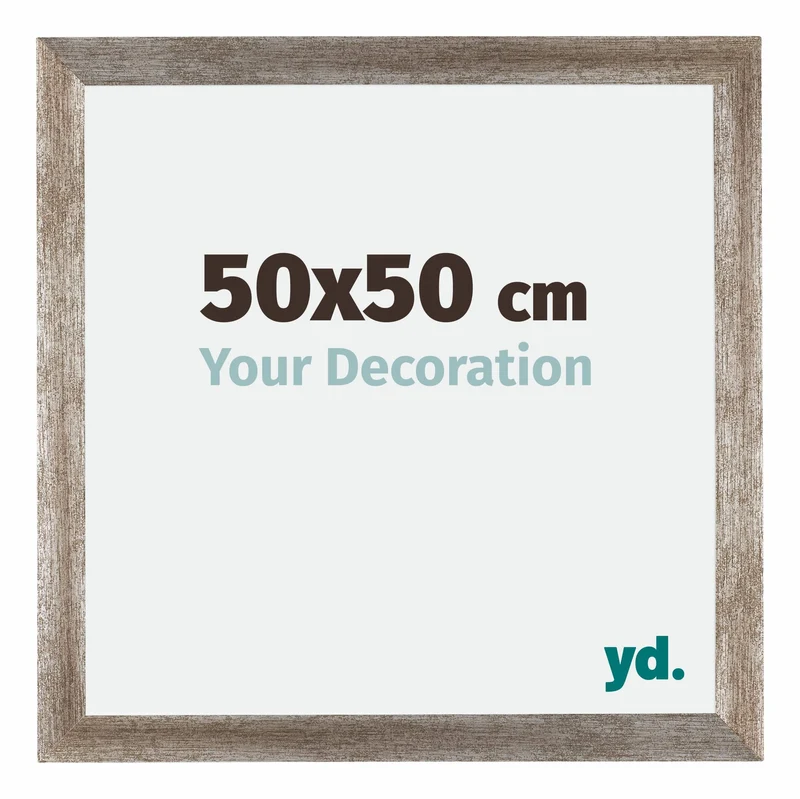 Bilderrahmen 50x50 cm - Metall Vintage - MDF - Mura
