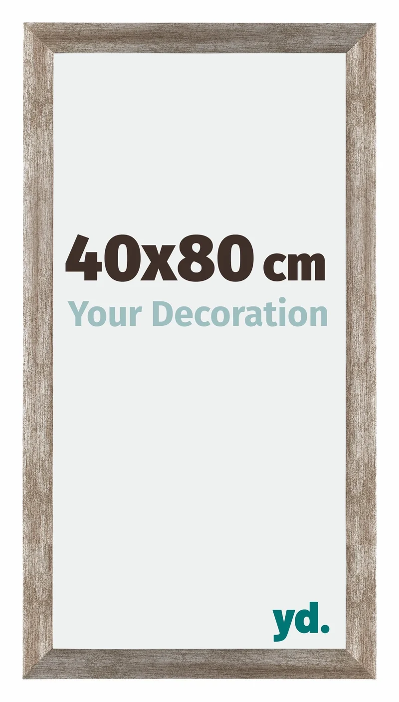Bilderrahmen 40x80 cm - Metall Vintage - MDF - Mura