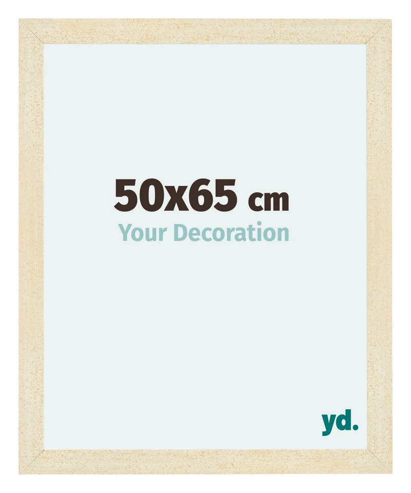 Bilderrahmen 50x65 cm - Sand Gewischt - MDF - Mura